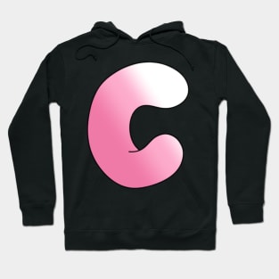 Pink Letter C Hoodie